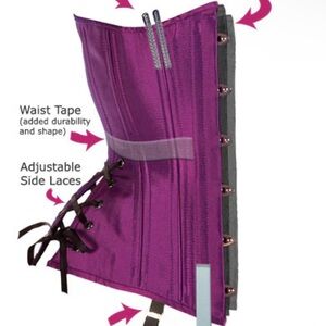 Timeless Trends purple iridescent underbust corset like new